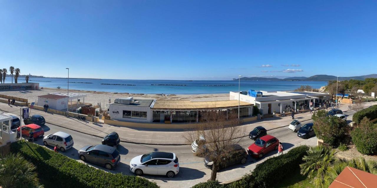 Appartamento Fronte Spiaggia Lido Alghero Bagian luar foto